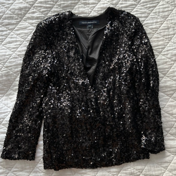French Connection Sequin Jacket - Picture 7 of 10